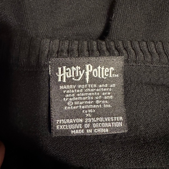 Warner Bros. Black Harry Potter Cardigan - Picture 3 of 4